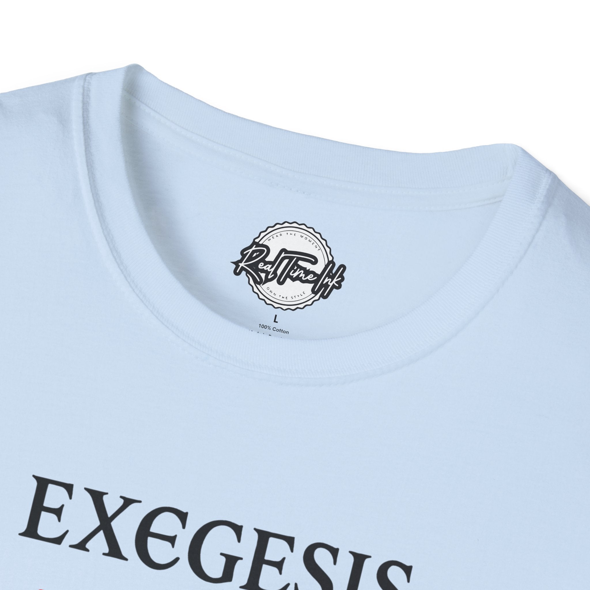Scholarly Exegesis Tee | Unisex Casual Shirt, Philosophy Gift, Academic Wear, Literature Lover Gift, Study T-Shirt
