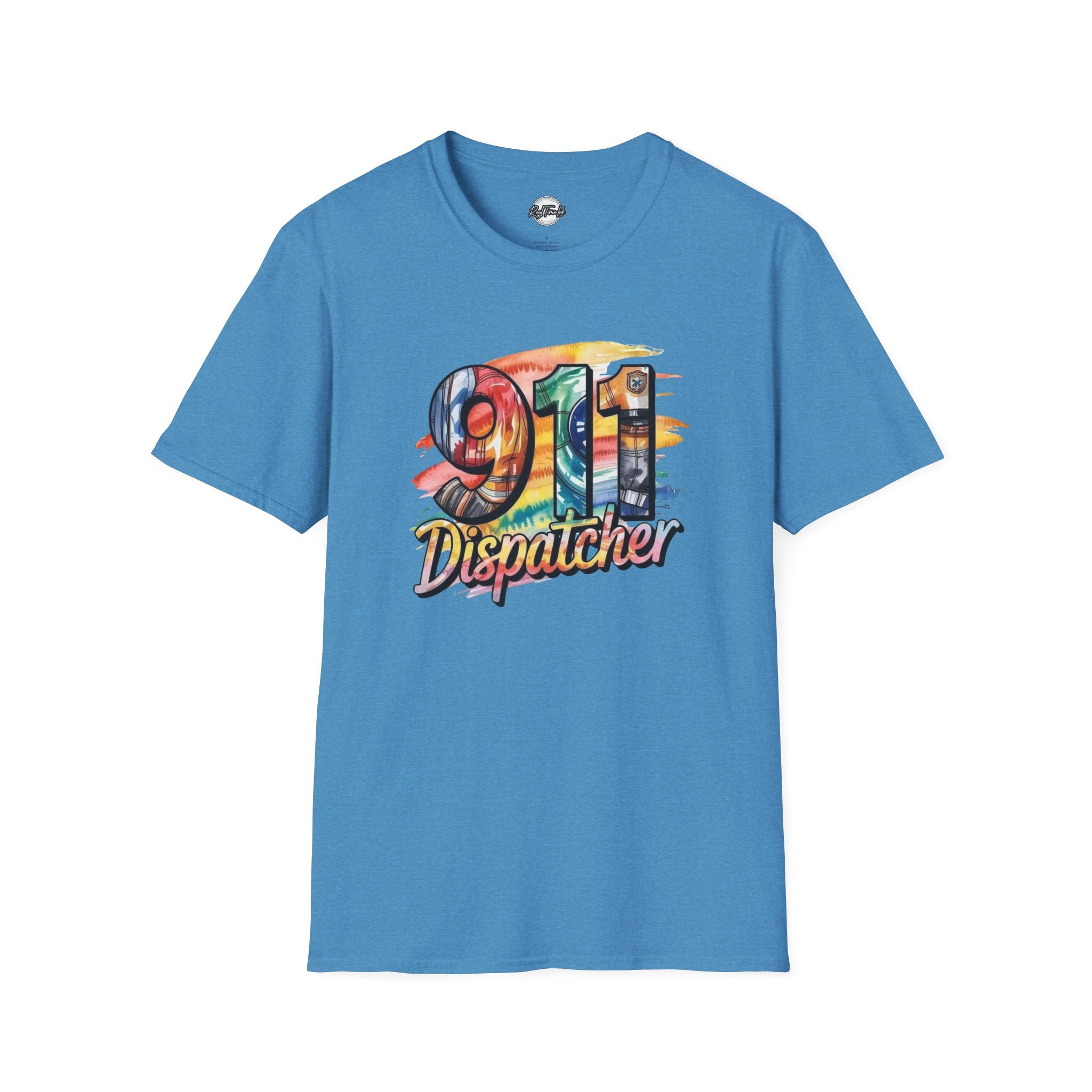 911 Dispatcher T-Shirt – Colorful Emergency Services Tribute Tee