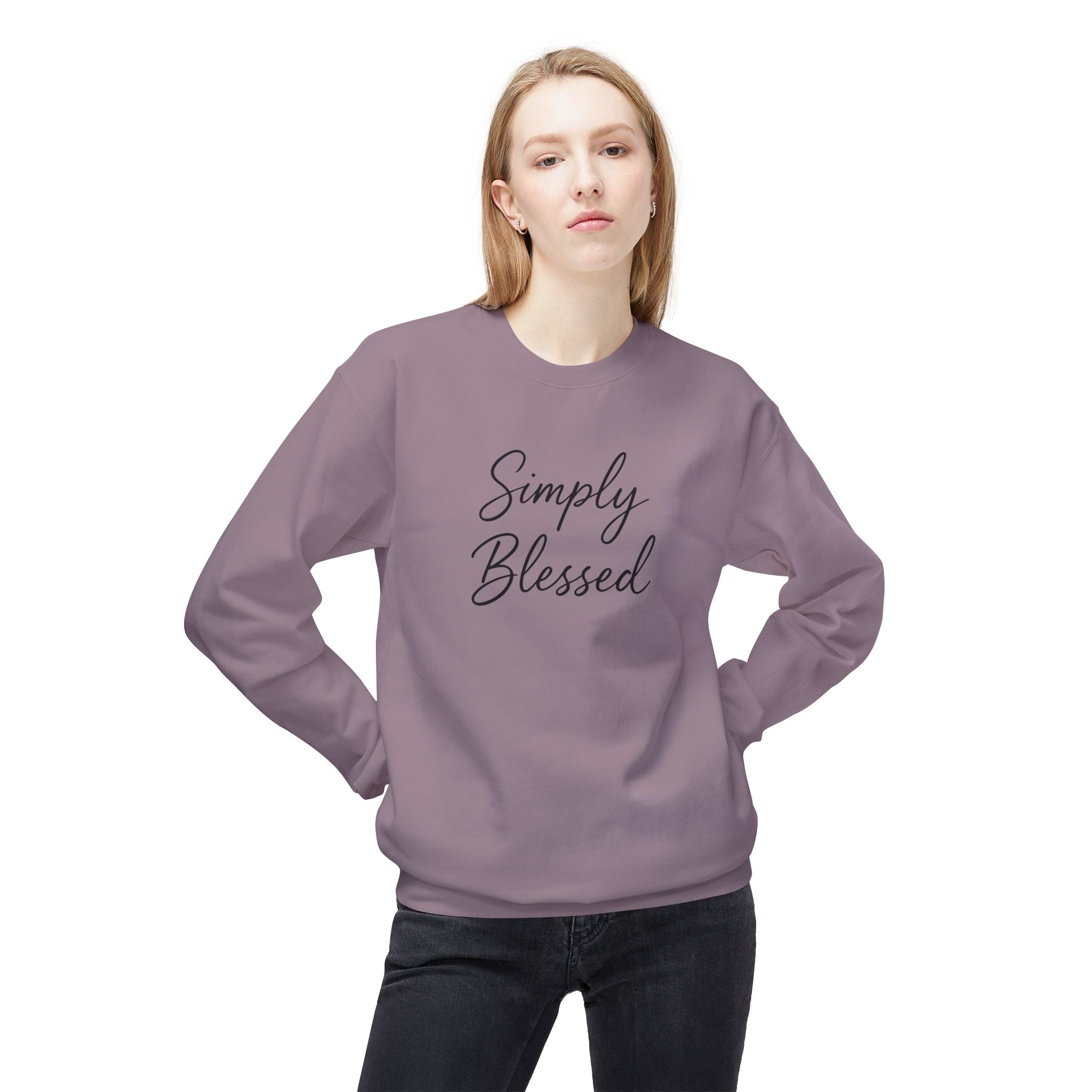Simply Blessed Unisex Crewneck Sweatshirt