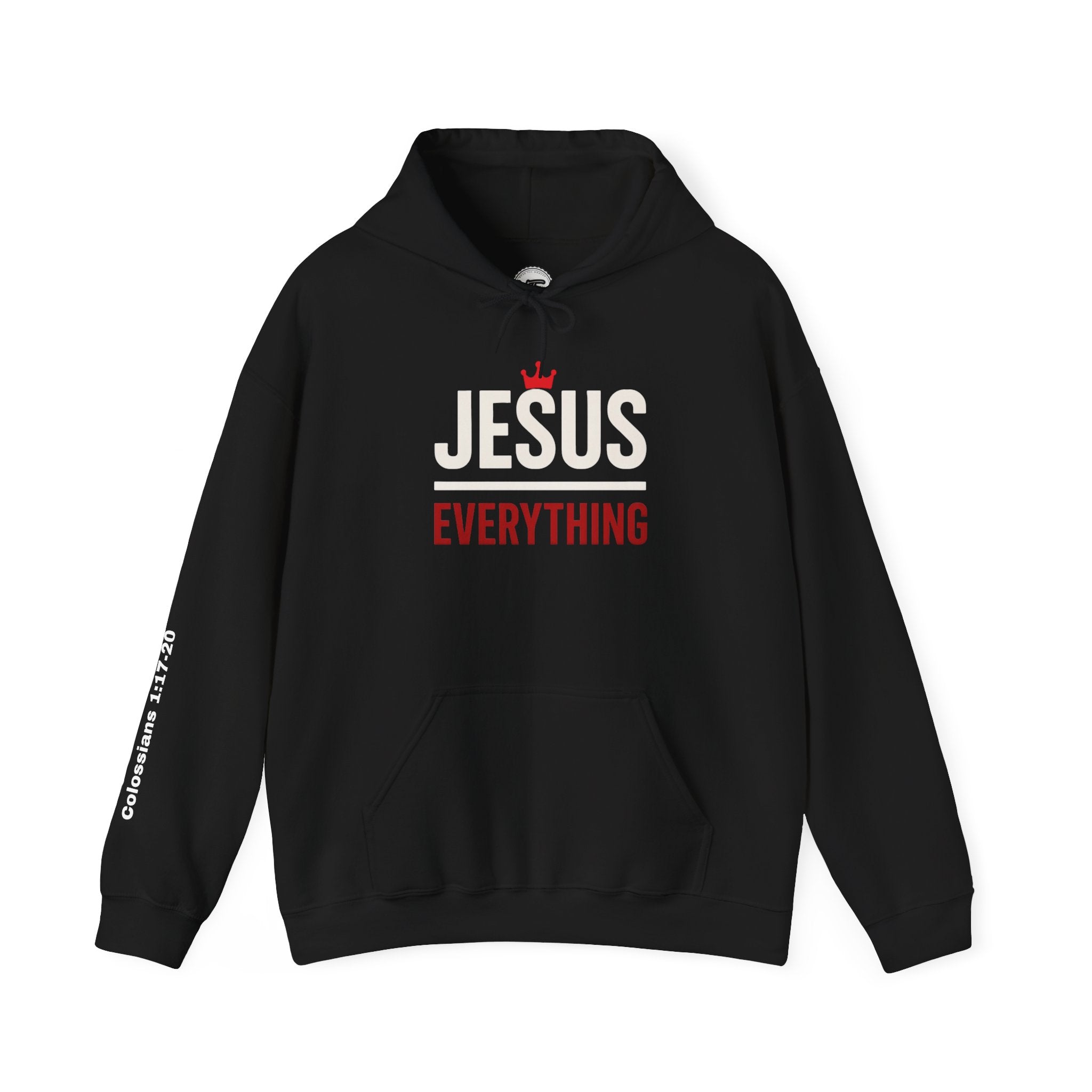 Religious Hoodie - Jesus Over Everything Design