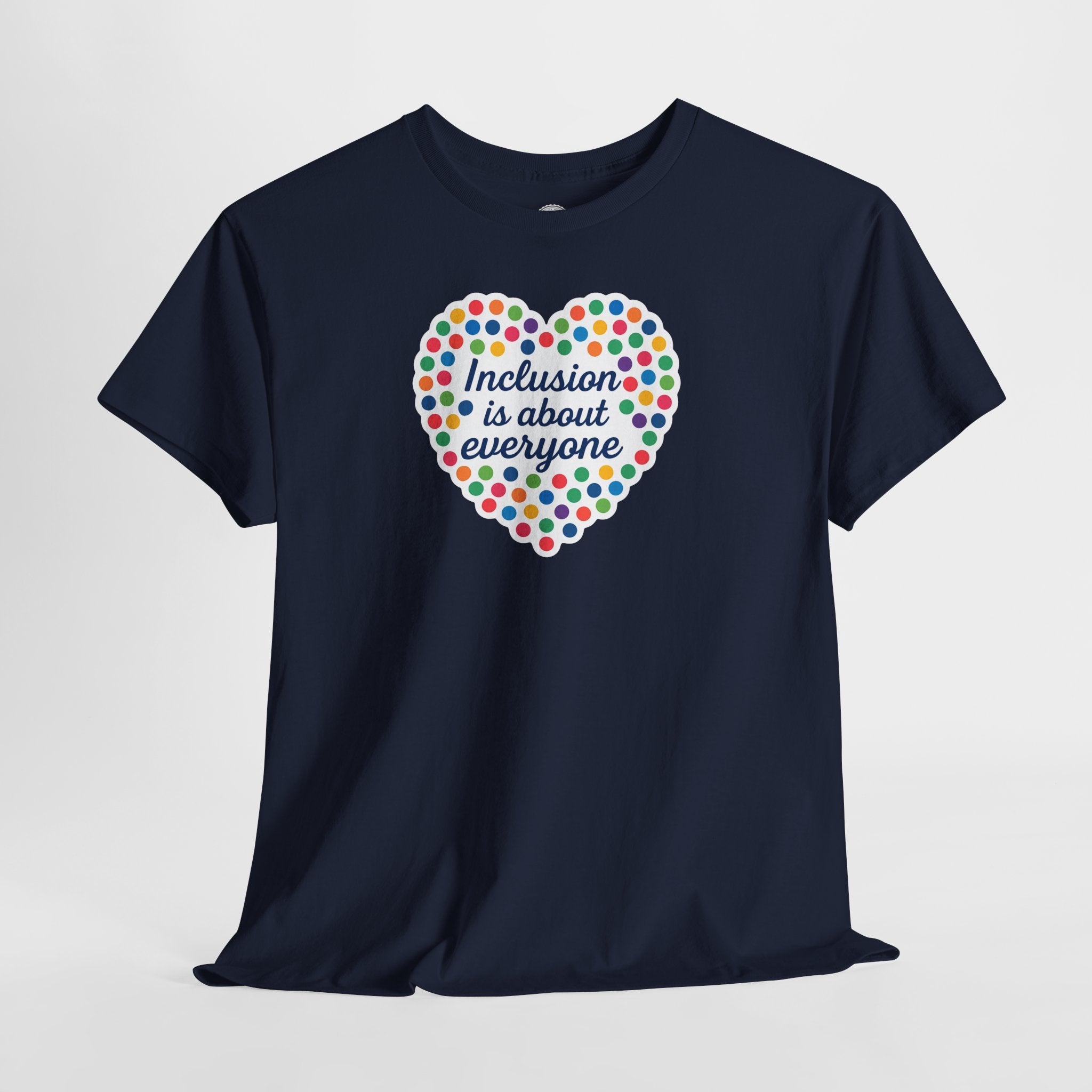 Inclusion is About Everyone Unisex Heavy Cotton Tee - Celebrate Diversity