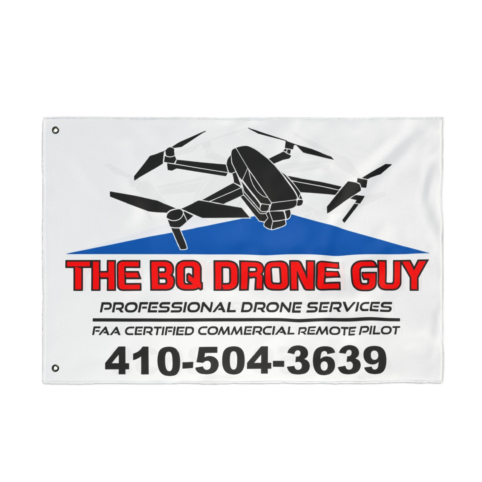 The BQ Drone Guy Double-Sided Flag