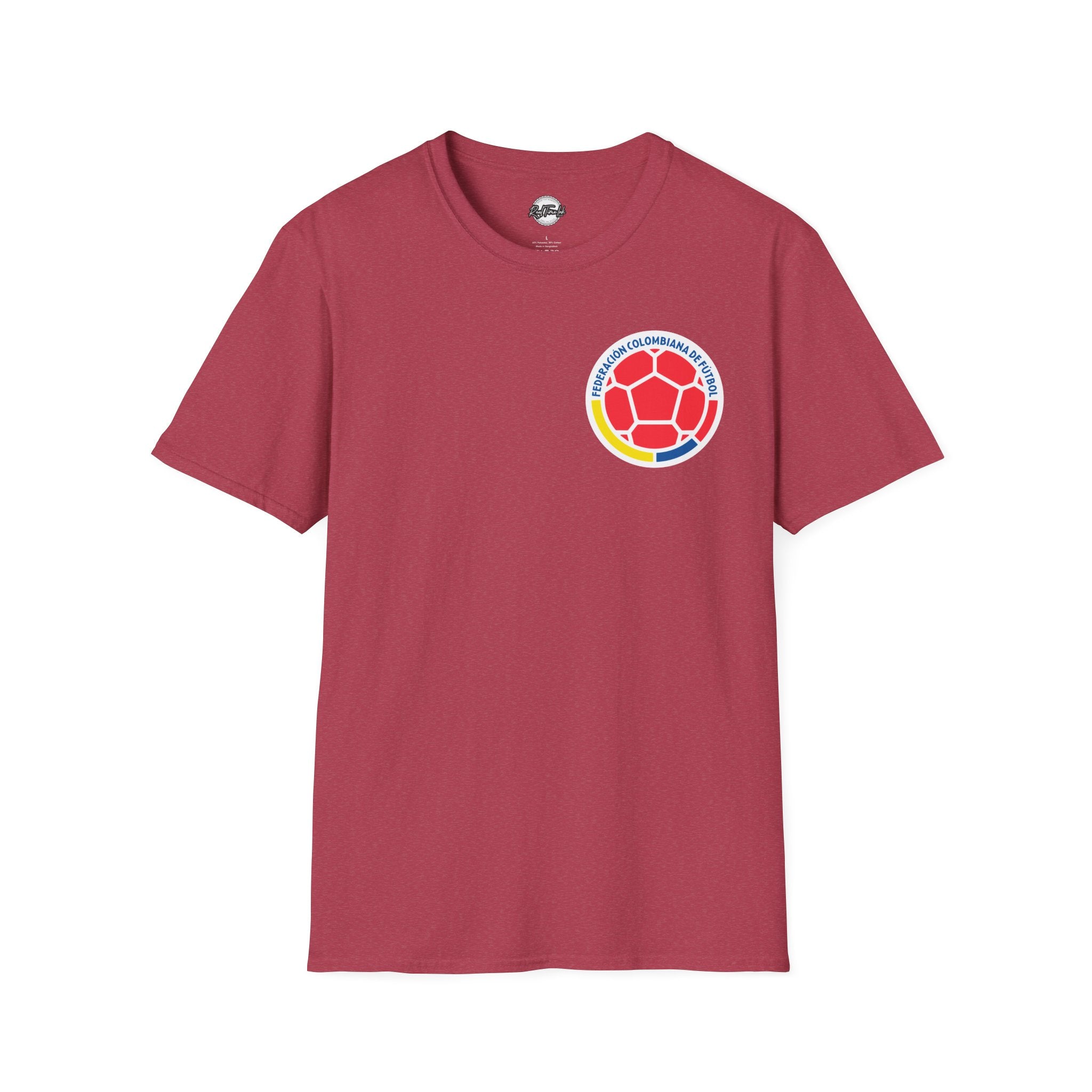 T-Shirt — Colombian Football Emblem Tee (Federación Colombiana de Fútbol)