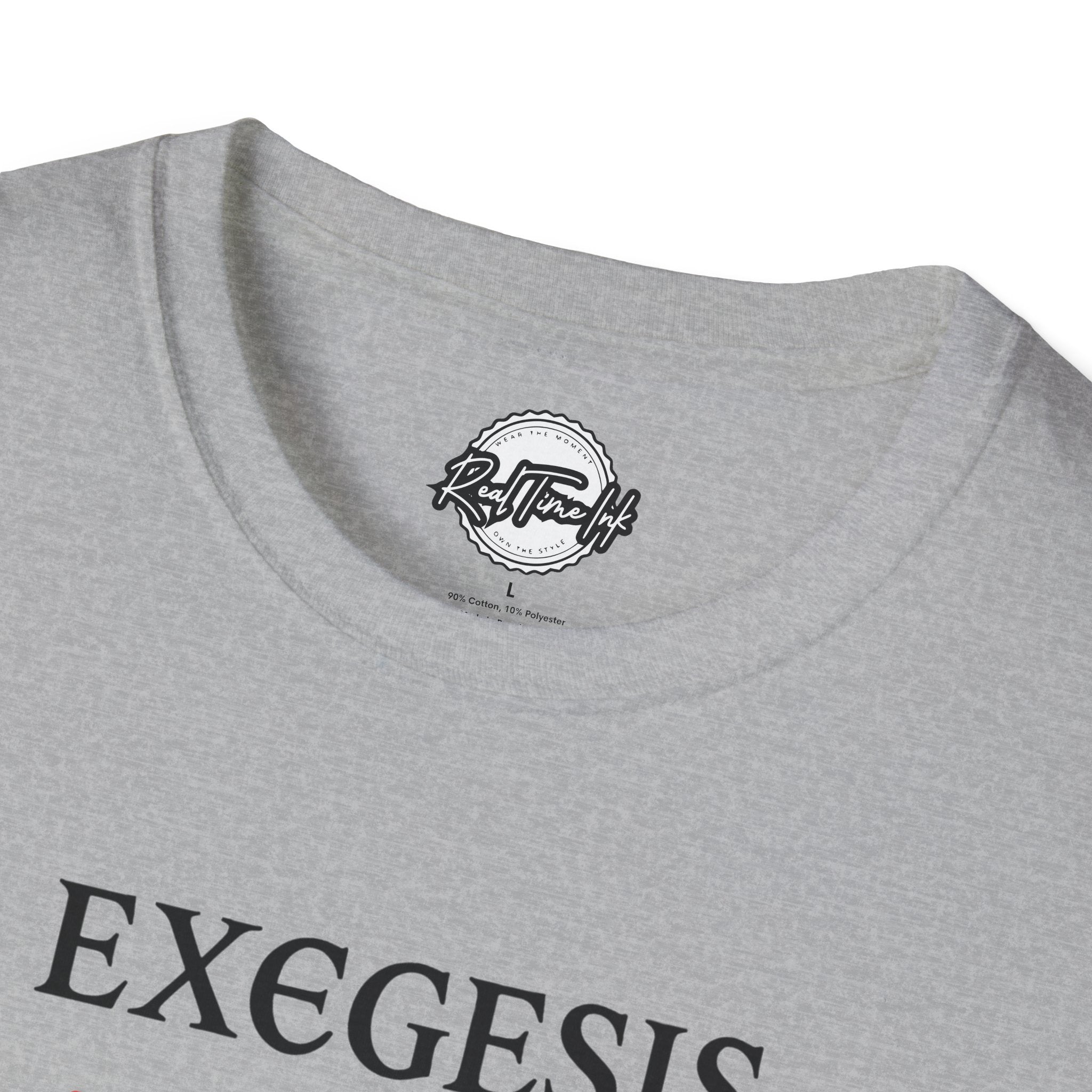 Scholarly Exegesis Tee | Unisex Casual Shirt, Philosophy Gift, Academic Wear, Literature Lover Gift, Study T-Shirt