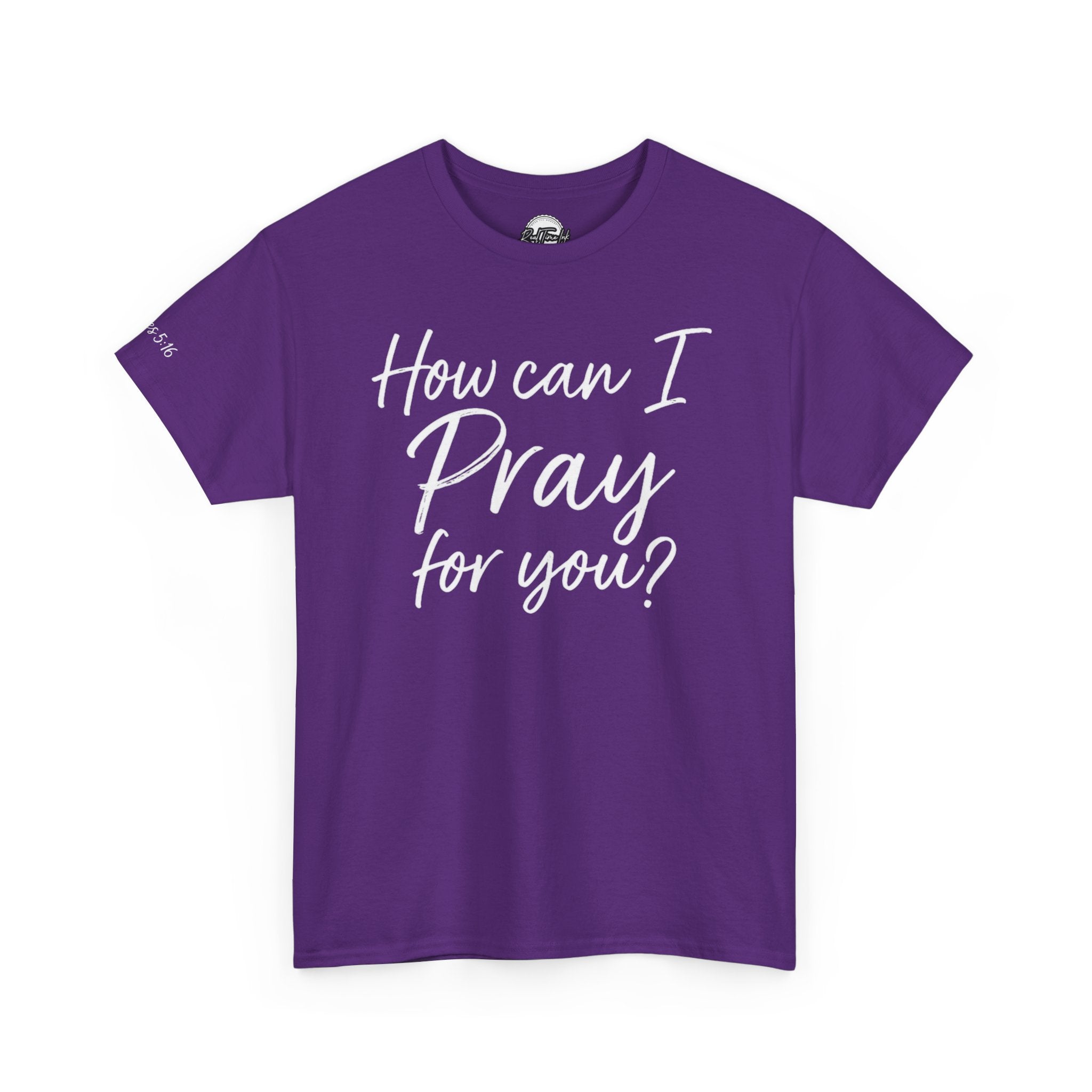 Unisex Prayer Message Tee - How can I Pray for You? | Faith T-Shirt, Inspirational Top, Christian Apparel, Gift for Believers