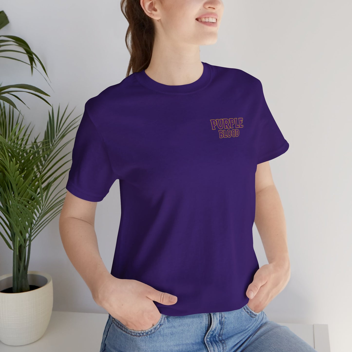 T-Shirt - Baltimore Purple Blood Unisex Jersey Short Sleeve Tee