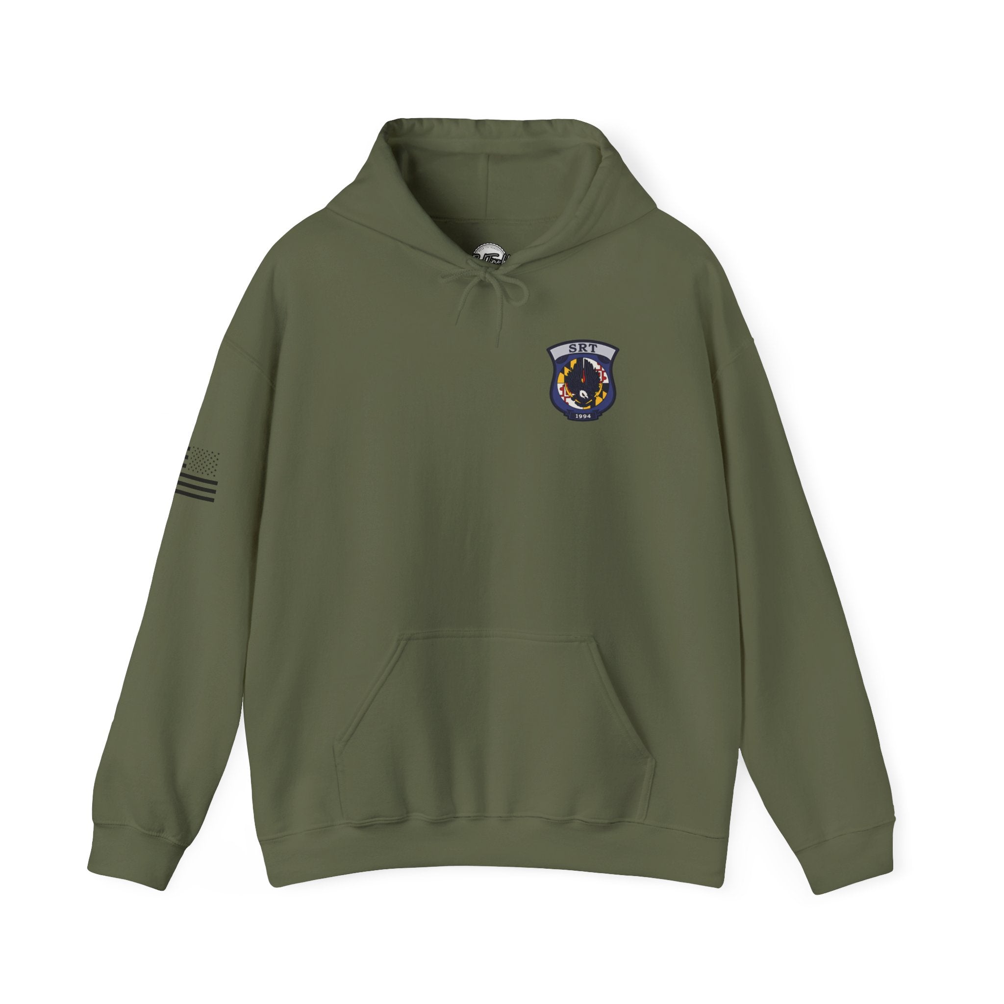Level 2 SRT Hoodie — Tactical Unit Badge Pullover