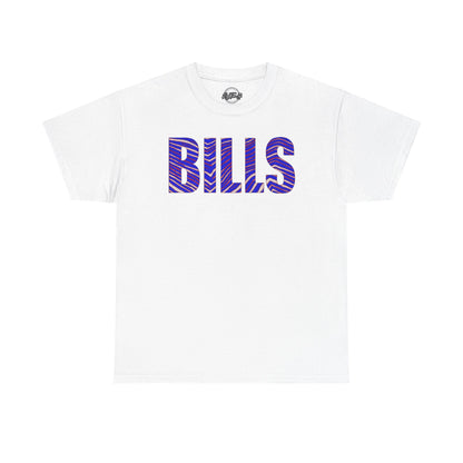 Buffalo Bills Unisex Heavy Cotton Tee, Graphic Shirt for Sports Fans, Casual Wear, Gifting for Game Day, Unique Apparel, Birthday Gift