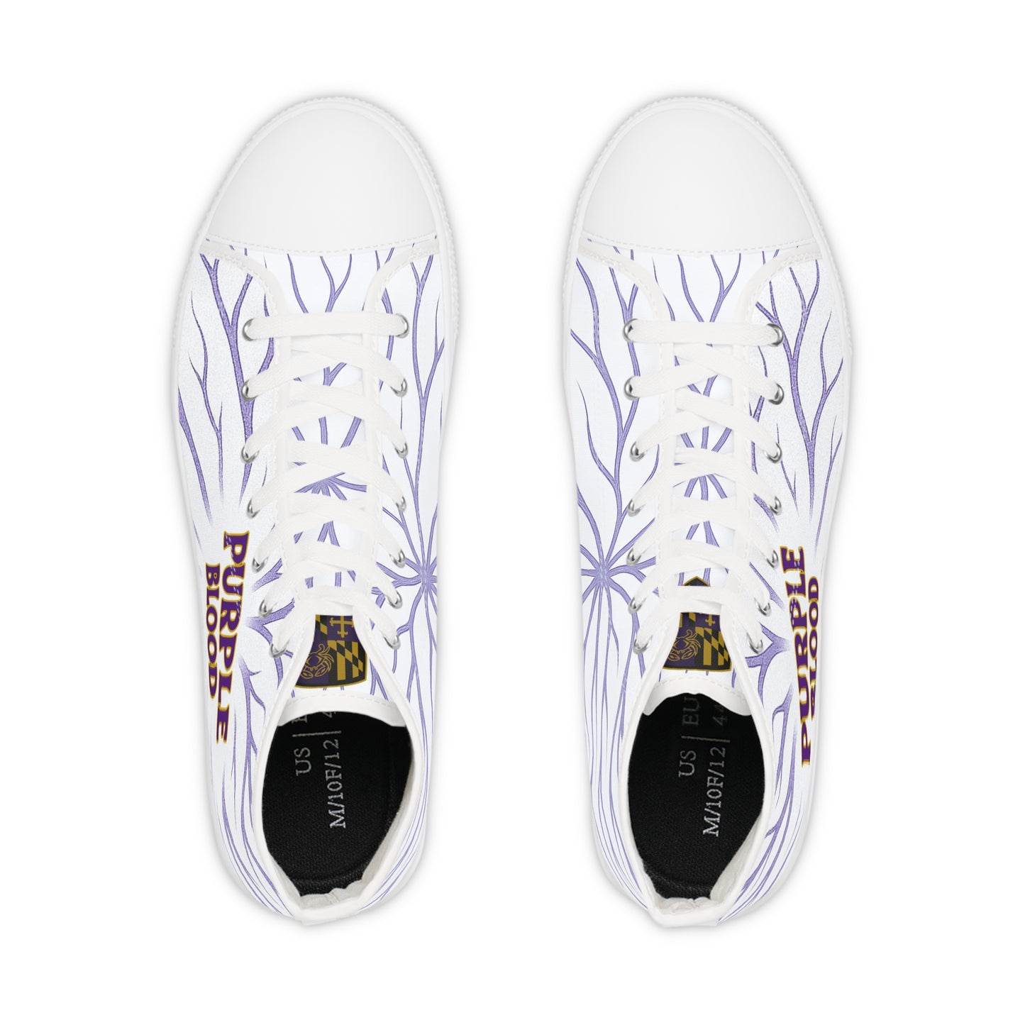 Sneakers Purple Blood Men's High Top